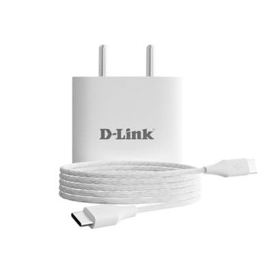 D-Link 45W GaN Fast Charger with PD 3.0 & QC 4+|Dual Port USB-C & USB-A Adapter