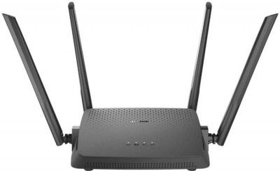 D-Link DIR-825 AC1200 Wi-Fi Gigabit 1200 Mbps Wireless Router (Black, Dual Band)