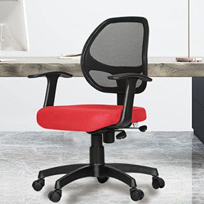 Da URBAN Airex Mid-Back Revolving Mesh Ergonomic Chair for Home & Office with Tilt Lock Mechanism