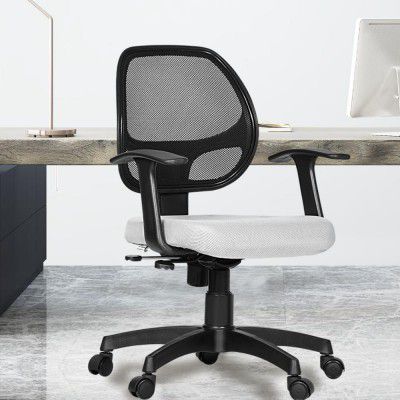 Da URBAN® Airex Mid-Back Revolving Mesh Ergonomic Chair (Grey)