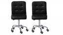 Da URBAN Cadbury Pack of 2 Height Adjustable & Revolving Bar Chair...