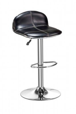 Da URBAN® Fusion Height Adjustable & Revolving Bar Stool / Kitchen Chair (Black) (1 Pc)