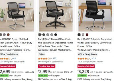 Da URBAN Office Chair Starts at Rs 2399