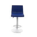 Da URBAN® Presho Height Adjustable Bar Stool / Kitchen Chair / Cafetaria Chair Blue (1 Pc)...