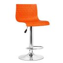 Da URBAN Presho Height Adjustable & Revolving Bar Stool/Kitchen Chair/Cafetaria Chair Orange...