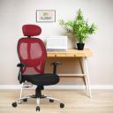 Da URBAN® Prisma High Back Revolving Mesh Office Executive Ergonomic Chair (Red)...