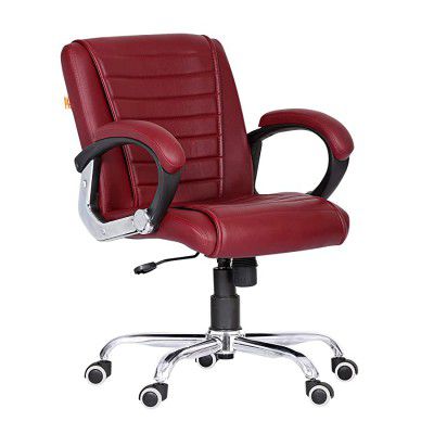 Da URBAN® Regal Mid Back Revolving Leatherette Ergonomic Home & Office Executive Chair