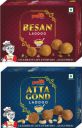 Daadis Besan, Atta Gond Laddoo Pure Ghee Box (2 x 200 g)...