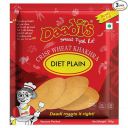 Daadis Golden Wheat Crisps Diet Plain Khakhra 180g (Pack of 3)...