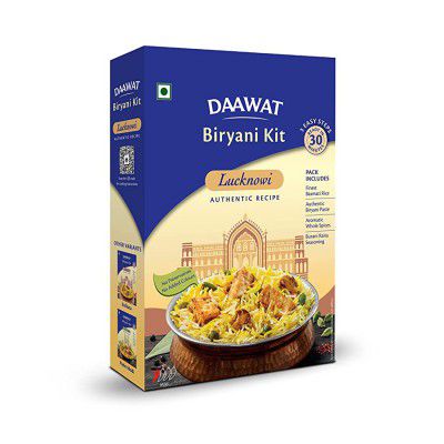 Daawat Biryani Kit Lucknowi | Authentic Recipe | 334 gm