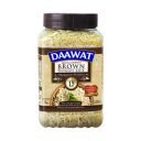 Daawat Brown, Cooks in 15-minute, Full Bran Intact, Fibre-Rich Basmati Rice Jar, 1 Kg...