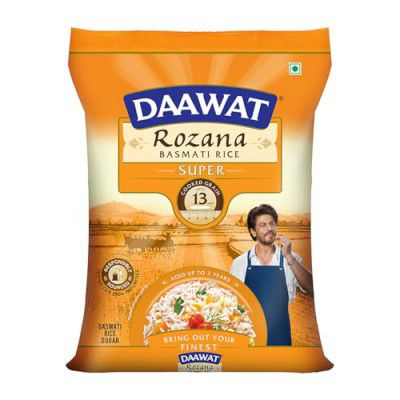 Daawat Rozana Super Basmati Rice 5Kg| For Everyday Consumption
