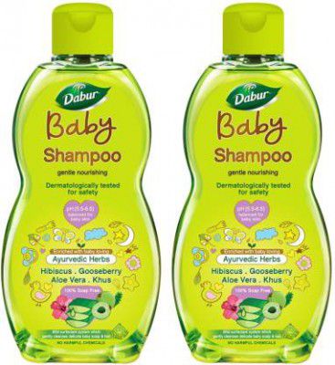 Dabur Baby Shampoo:Contains Aloe Vera & Gooseberry |Tear Free|No Parabens & Phthalates  (400 ml)