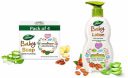 Dabur Baby Soap: Gentle Nourishing soap enriched with baby loving ayurvedic herbs (75g)- Pack of 4 & Dabur Baby Lotion: daily moisturising lotion enriched with baby loving ayurvedic herbs- 500ml...