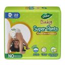 Dabur Baby Super Pants - XXL (22 pieces) | 15-25 kg | Baby Wipes Infused with Shea Butter & Vitamin E | Insta-Absorb Technology | Natural Skin Protection | NO Added Parabens & Fragrances...