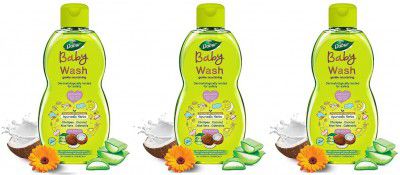 Dabur Baby Wash 200ml-Pk-3 pH 5.5 balanced