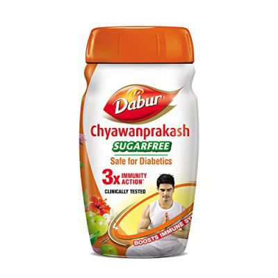 Dabur Chyawanprakash Sugarfree - 900g | Clinically Tested Safe for Diabetics | Helps Build Strength & Stamina | Builds Overall Health