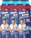 Dabur Cool King Icy Perfume Talc | Instant Sweat Control | Upto 12hrs of Icy Freshness  (3 x 210 g)...