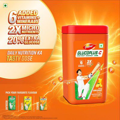 DABUR Gluco Plus C Orange, 400g