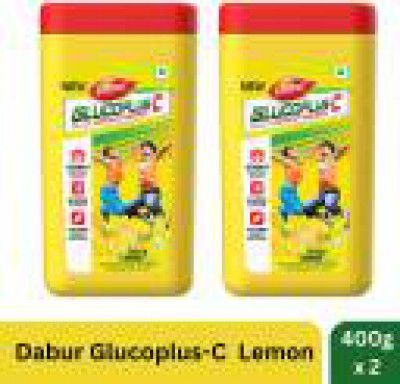 Dabur GlucoPlus-C Instant Energy Glucose Juicy & Tasty Energy Drink  (2x400 g)
