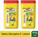 Dabur GlucoPlus-C Instant Energy Glucose Juicy & Tasty Energy Drink  (2x400 g)...