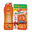 Dabur GlucoPlus-C Instant Energy Glucose Orange Flavour - 1kg (with Sipper Free) | Glucose Replenishes Energy | 25% more Glucose in every sip| Vitamin C helps Boosts Immunity | Calcium Supports Bone H...