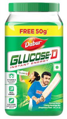 Dabur Glucose-D Juicy & Tasty - 450g With 50g Free Powder