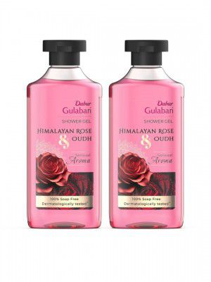 Dabur Gulabari Set Of 2 Himalayan Rose & Oudh Sensual Aroma Shower Gel - 250ml Each