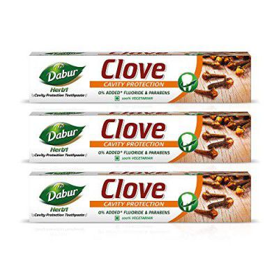 Dabur Herb'l Clove Cavity Protection Toothpaste - 600g (200g x 3)