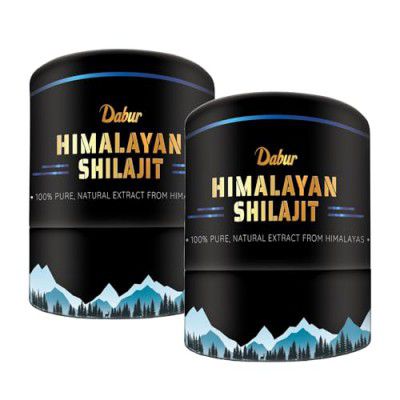 Dabur Himalayan Shilajit Resin - 20g (Pack of 2, 10gx2)