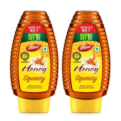 Dabur Honey - 450g (225g x 2, Buy 1 Get 1 Free)