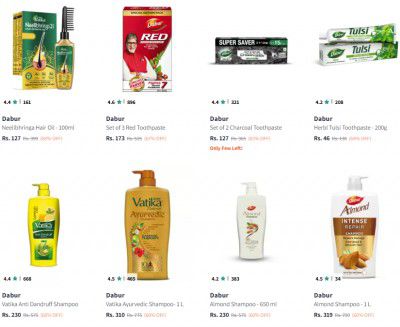 Myntra: UP TO 75% OFF ON Dabur Personal Care