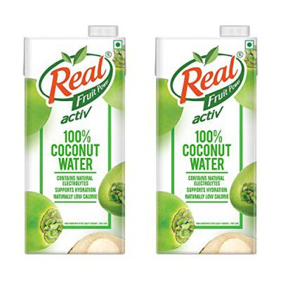DABUR Real Activ Coconut Water Bottle, 2 x 1000 ml