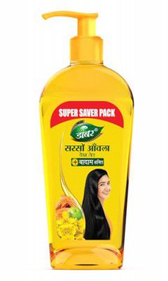 DABUR Sarson Amla Hair Oil, 600 Ml | Strengthen The Hair Follicles