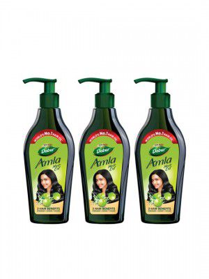 Dabur Set of 3 Amla Hair Oil For Strong Long & Thick Hair - 550ml Each