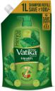 DABUR VATIKA Health Shampoo Refill Pouch | With 7 natural ingredients | Controls Frizz  (1 L)...