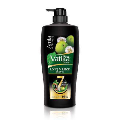 Dabur Vatika Long & Black Shampoo - 640ml