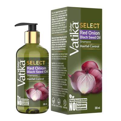 Dabur Vatika Select Red Onion Black Seed Oil Shampoo, 300 ml