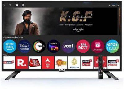 DACS D13X Bezel less 80 cm 32"  LED Smart Android Based TV 2022 Edition  32SD13X
