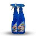 DaddyClean Glass & Household Cleaner Surface Cleaning Spray Bottle Streak-free Cleanser Mirror, Home Appliances & Commercial Use - (Set of 2, 500 ML)...