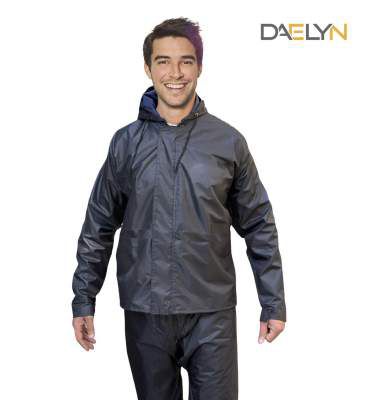 DAELYN Men's Heavy duty Waterproof Windproof Raincoat