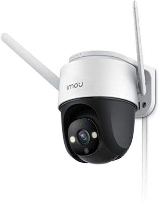Dahua IMOU Cruiser SE 4MP Security Camera Outdoor IPC-S41FP with J.K.Vision BNC White Black