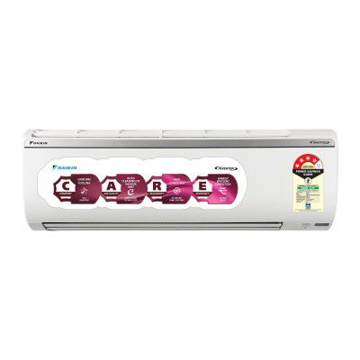 Daikin 1.5 Ton 4 Star Inverter Split AC (Copper | PM2.5 Filter| Dew Clean | Hepta Sense | Triple Display | Stabilizer Inside | FTKP50XV) White