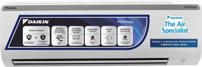 Daikin 1.5 Ton 5 Star Split Inverter AC (ATKM50UV16VA+RKM50UV16VA, White)
