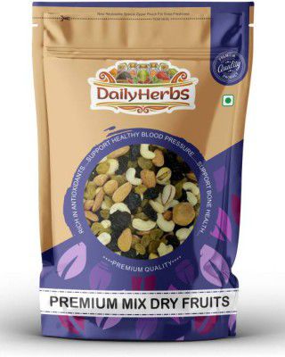 DAILYHERBS Mix Dry Fruits [Almonds, Cashews, Raisins, Pistachios,Apricot,Black Raisins]  (1 kg)