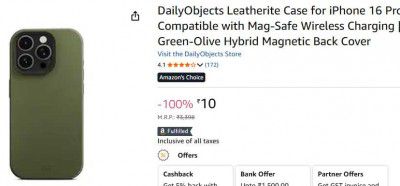 DailyObjects Leatherite Case for iPhone 16 Pro Compatible with Mag-Safe Wireless Charging