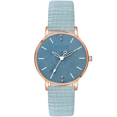 DAINTY Girl's and Women's Quartz Watch with Analogue Display and Leather Strap