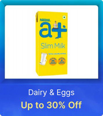 Dairy & Egg products @ upto 30% off on Flipkart Big Billion Days Sale