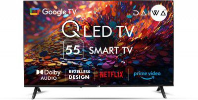 [Exra Rs.2500 OFF] Daiwa 55" QLED Ultra HD (4K) Smart Google TV (55G1Q)