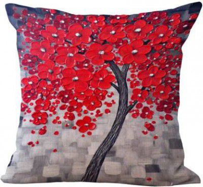 DALUCI Cotton Cushions Cover  (45 cm*45 cm, Multicolor)